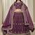 Maroon Embroidered Sequins Work Art Silk Lehenga Choli
