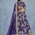 Purple Embroidered Zari Work Art Silk Lehenga Choli