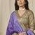Purple Embroidered Sequins Work Chinon Silk Lehenga Choli