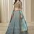 Rama Embroidered Sequins Work Chinon Silk Lehenga Choli