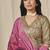 Pink Embroidered Sequins Work Chinon Silk Lehenga Choli