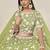 Pista Embroidered Sequins Work Organza Lehenga Choli