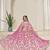 Pink Embroidered Sequins Work Organza Lehenga Choli