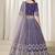 Purple Embroidered Sequins Work Art Silk Lehenga Choli