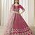 Rani Pink Embroidered Sequins Work Art Silk Lehenga Choli