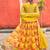 Yellow Embroidered Sequins Work Art Silk Lehenga Choli