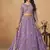 Lavender Embroidered Sequins Work Organza  Lehenga Choli