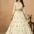 White Embroidered Sequins Work Organza  Lehenga Choli