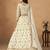 White Embroidered Sequins Work Organza  Lehenga Choli