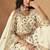 White Embroidered Sequins Work Organza  Lehenga Choli