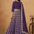 Purple Embroidered Gota Patti Art Silk Lehenga Choli