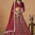 Red Embroidered Gota Patti Art Silk Lehenga Choli