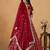 Red Embroidered Gota Patti Art Silk Lehenga Choli