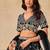 Black Embroidered Sequins Work Art Silk Lehenga Choli