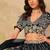 Black Embroidered Sequins Work Art Silk Lehenga Choli