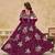 Purple Embroidered Sequins Work Art Silk Lehenga Choli