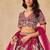 Pink Embroidered Sequins Work Art Silk Lehenga Choli