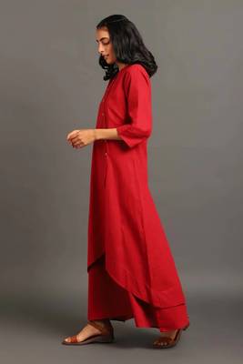 Maroon everyday elegance kurta set 2