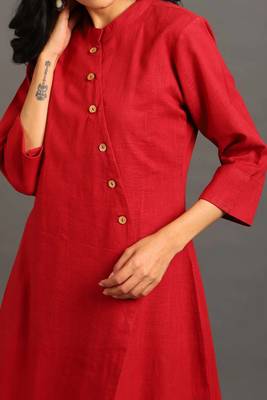 Maroon everyday elegance kurta set 5