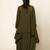 Boho army green boho meress