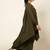 Boho army green boho meress