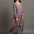 Grey boho balloon dress