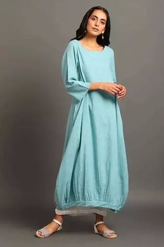 Turq cool boho dress