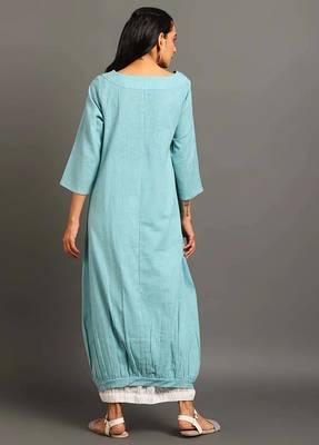 Turq cool boho dress 2