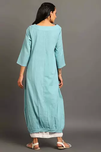 Turq cool boho dress