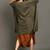 Army green sufi sage co-ord set