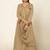 Beige sufi aza boho dress