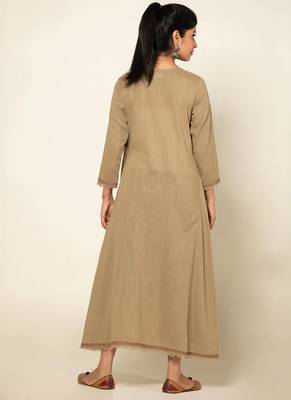Beige sufi aza boho dress 2
