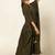 Forest green sufi asmi kaftan dress