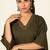 Forest green sufi asmi kaftan dress