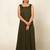 Army green everyday elegance kurta set