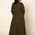 Army green everyday elegance kurta set