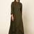 Army green everyday elegance kurta set