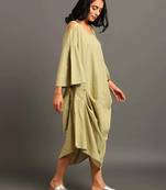 Cold shoulder spring dress