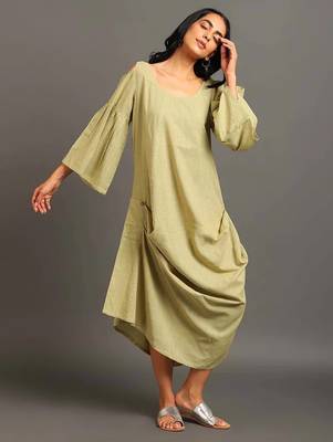 Cold shoulder spring dress 2