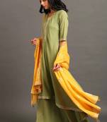 Green haseena kurta set