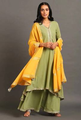 Green haseena kurta set 4