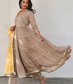 Coffee fizaa kurta set