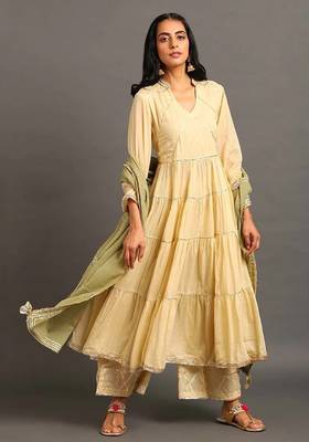Cream fizaa kurta set 1