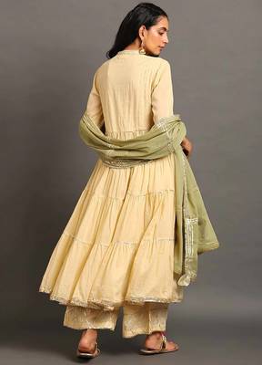 Cream fizaa kurta set 2