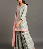 Diya kurta sharara set