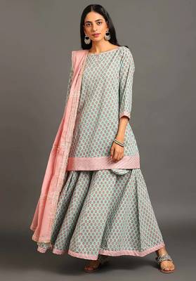 Diya kurta sharara set 3