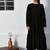 Black pure cotton summer dress (1 pcs)
