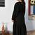 Black pure cotton summer dress (1 pcs)