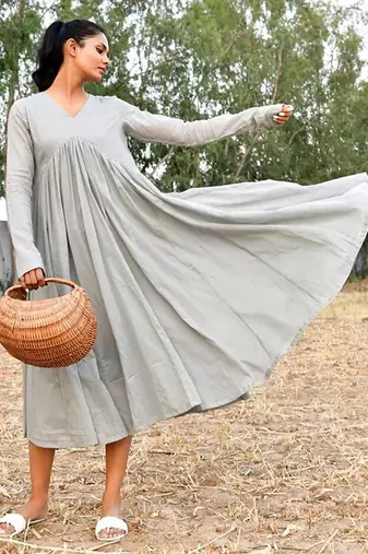 Cloudy days summer dress