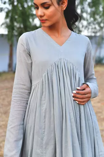 Cloudy days summer dress